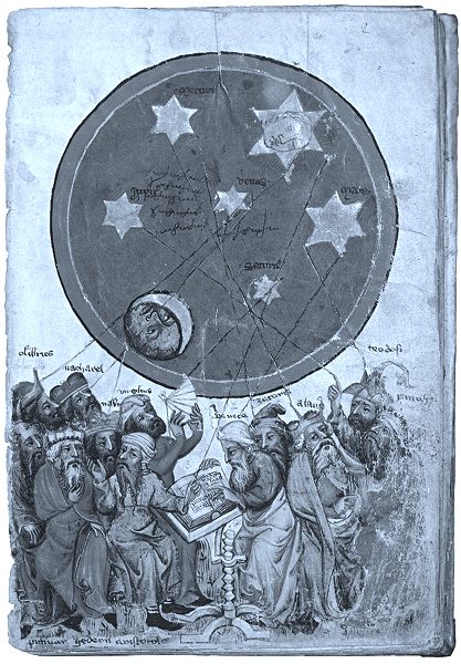 15th century book-illustration scientists