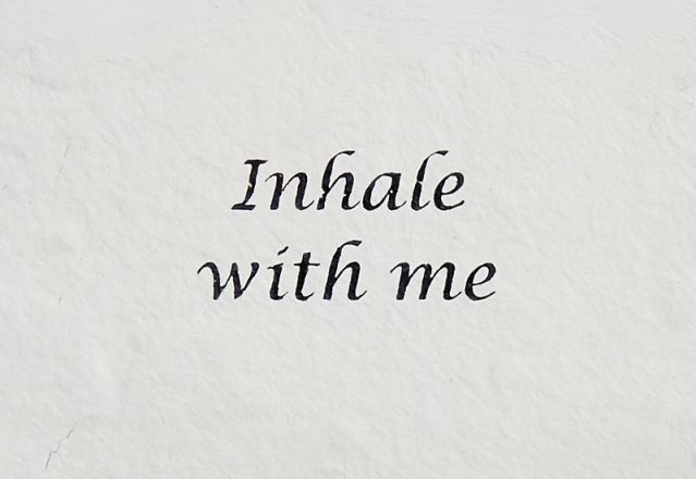 Inhale with me | Grey Area Gallery Brighton | 2011 | photo by Bernard G Mills